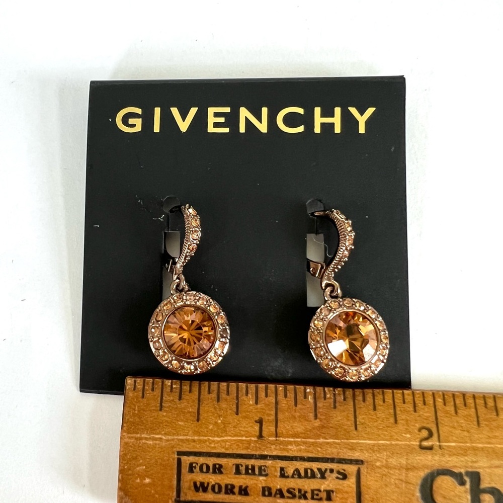 Givenchy vintage /new on card dangle earrings - Picture 10 of 13